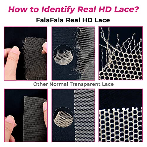 SKINLIKE Real HD Lace 4x4 Closure Straight Human Hair Free Part Swiss HD Lace Melted Undetectable Serrated Edge Pre Plucked with Baby Hair Frontal Closures Only 18 Inch