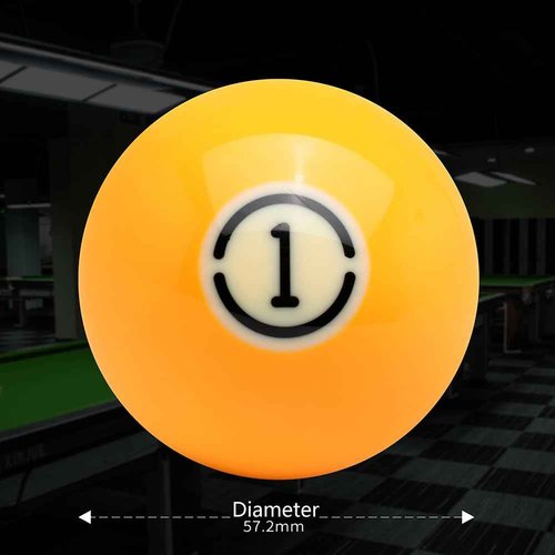 Soseen Pool Cue Ball 2-1/4" Regulation Size 16 Pool Balls Billiard Set (White)