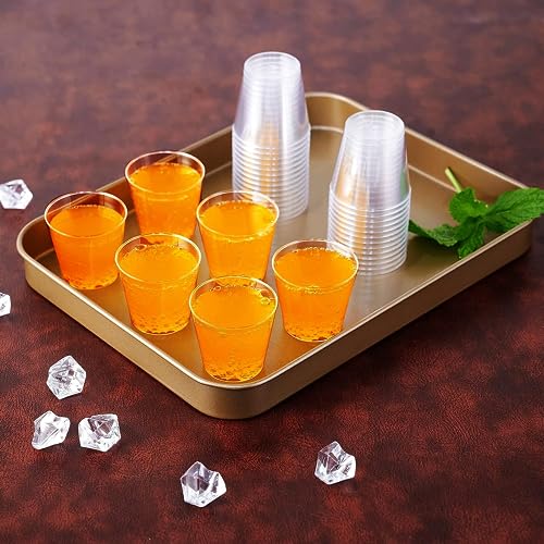 1 OZ 500 Pack Plastic Shot Glasses, Disposable Cups, 1 Ounce Tasting Cups Party Cups Perfect for Whiskey, Wine Tasting, Fo...