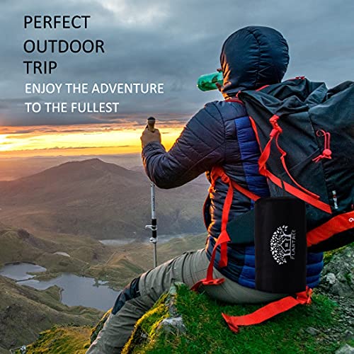 Flantree Sleeping Bag 4 Seasons Adults & Kids for Camping Hiking Trips Warm Cool Weather,Lightweight and Waterproof with C...