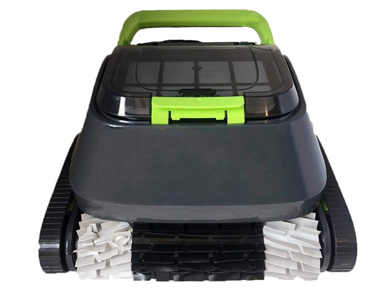 8streme Black Pearl Inground Robotic Pool Vacuum Cleaner, Wall Climbing & Scrubbing, Easy Top Load 7 Quart Filter, FREE Fine Filter for Dirt and Debris, Ideal for In-Ground Pools up to 10 Feet Deep
