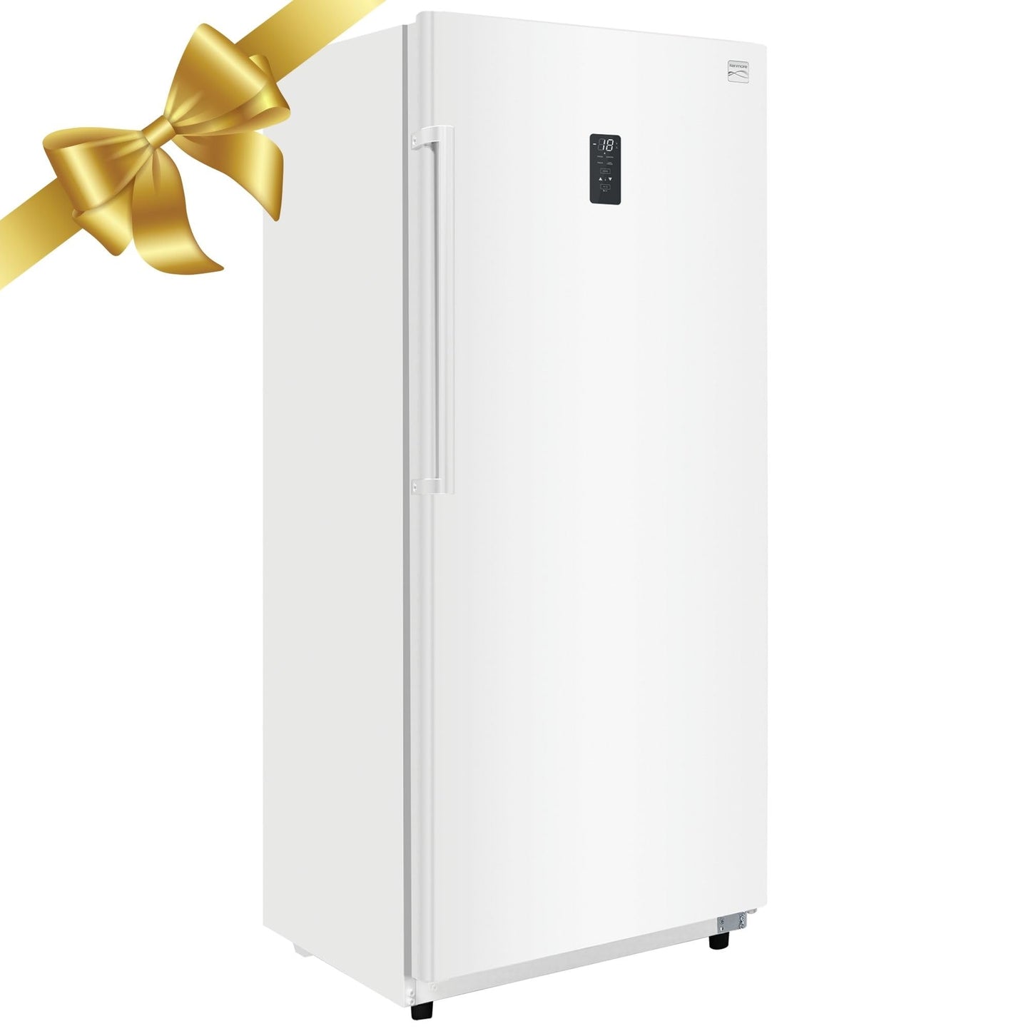 Kenmore 17.0 Cubic Feet Capacity Upright freezer - Convertible Refrigerator/Freezer, 4 Shelves, Garage Ready, Meat Storage, Auto Defrost, Congelador For Home, Apartment, Basement, Dorm,White