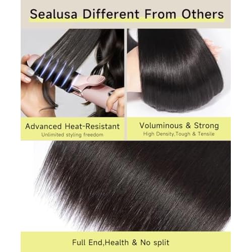 13x6 Lace Front Wigs Human Hair 100% Virgin Hair Can Last 6-9 Months Life Straight Wigs Human Hair 200% Density Keep Texture Silky Soft After Multiple Washes HD Lace Frontal Wig 20 Inch