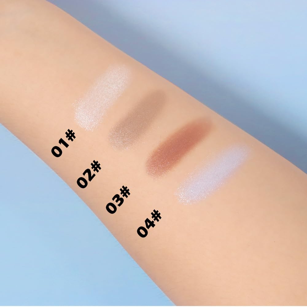Taupe Mauve Shimmer Single Eye Shadow Palette Makeup with Mirror,High Pigment Blendable Neutral Powder Monochrome Eyeshadow for