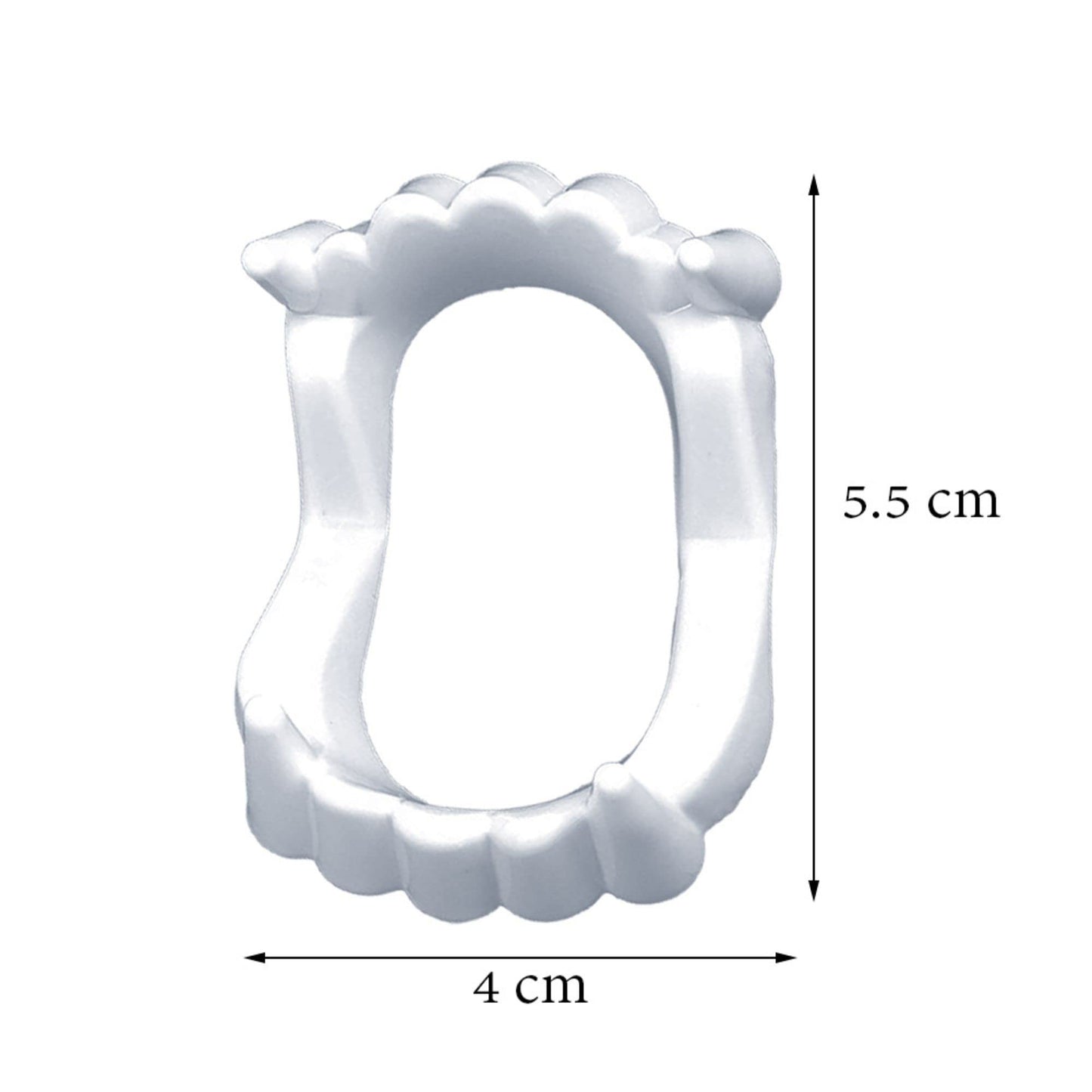 DELIGHTBOX 12 Vampire Fangs Plastic Teeth, Werewolf Masquerade Teeth Dress Up Costume Fangs Halloween Cosplay Party Favors for Supplies Masquerade Christmas