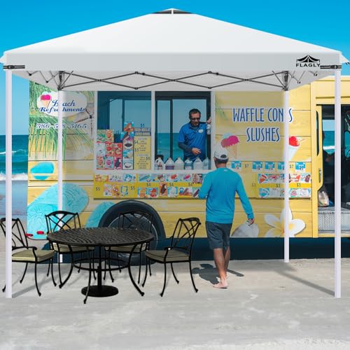 10x10ft Replacement Canopy Top with Air Vent, Waterproof & UV Protection Canopy Tent Top Cover for Straight Leg Canopy Fra...