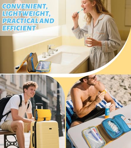 LCYPQPQ 2025 New ! Large-Capacity Foldable travel toiletry bag - Multi-Functional Detachable hanging toiletry bag, Portabl...