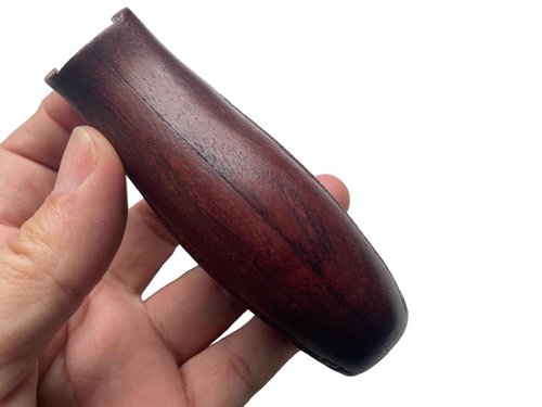 New! Grips Compatible with Ruger, SP 101 Checker & Flower Engraved Padauk Wood