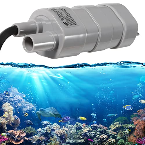 DIANN 2pcs Mini Submersible Water Pump DC 12V Micro Water Pump 840L/H High Flow Pumps for Aquarium Fish Tank Fountain