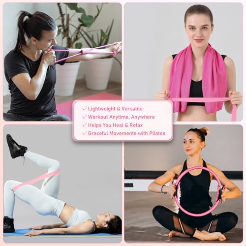 Pilates Kit for Home Workouts, Pilates Essentials Kit for Women, Better Me Pilates Kit,Pilates Equipment with 14.5"Pilates...