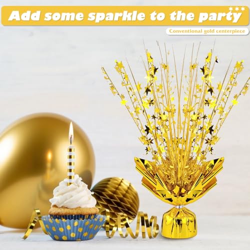 12 Pack Metallic Foil Spray Centerpiece Star Table Decoration Burst Table Centerpieces for Birthday Weddings Anniversaries...