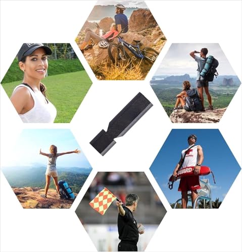 Emergency Survival Whistle with Keychain for Outdoor Rescue Signaling Loud