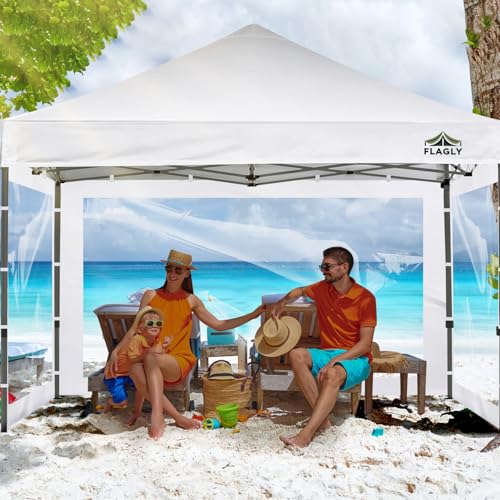 Instant Canopy Sidewalls for 10x10 Pop Up Canopy Tent, 300D Waterproof Material for Outdoor Events, Vendor Booths, and Pri...