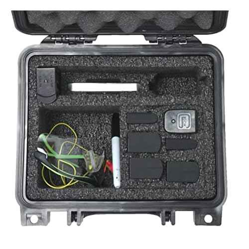 Case Club 1 Pistol & Accessory Pre-Cut Waterproof Case with & Silica Gel to Help Prevent Gun Rust