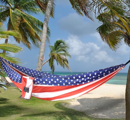 Gold Armour Camping Hammock - XL Double Hammock Portable Hammock Camping Accessories Gear for Outdoor Indoor with Tree Str...