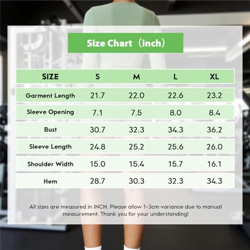 Women's Long Sleeve Workout Top Quick Dry Slim Fit Athletic Shirt Yoga Gym Activewear Lightweight Stretchable Sportswear