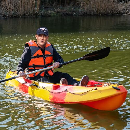 PioneerWorks Kayaks, Sit On Top Fishing Kayak with Front Storage Well, Fishing Kayak with Paddle for Adults, Capacity of 3...
