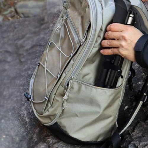 3K Carbon Fiber Trekking Poles - Ultralight Telescopic Hiking & Walking Sticks, Collapsible 3-Section Design for Backpacki...