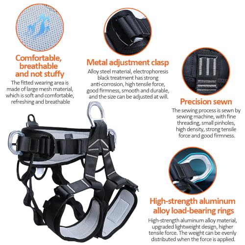 MITOJOSYEER Tree Climbing Gear - Tree Climbing Spikes Suitable for Tree Work, Fruit Picking,Tree Climbing,Logging of Tree ...