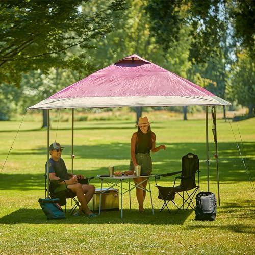 Coleman Oasis Instant Pop-Up Canopy Tent with Side Wall Attachment, Portable Shelter with Easy Setup & Takedown, Wheeled C...