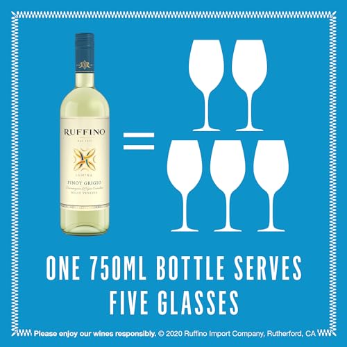 Ruffino Lumina DOC Pinot Grigio, Italian White Wine, 750 mL bottle