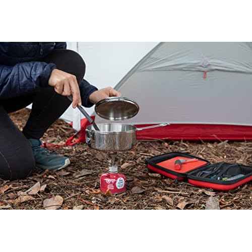 MSR Alpine Deluxe Kitchen Set , Red/Black