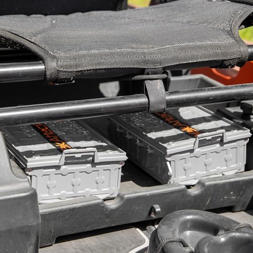 YakAttack TracPak Stackable Storage Box – Battleship Grey | Kayak Fishing Gear Storage | Fits GearTrac & MightyMount | Kay...