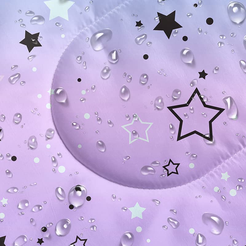 Datura home Kids Sleeping Bag for Boys,Lightcolor Purple Star-Lightweight Warm Outdoor Indoor-Waterproof Cold Weather Resi...