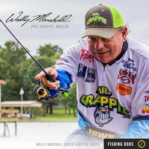 Lew's Wally Marshall Speed Shooter Fishing Rod, 1-Piece IM8 Graphite Blank, Stainless Steel Guides, Split-Grip EVA Handle