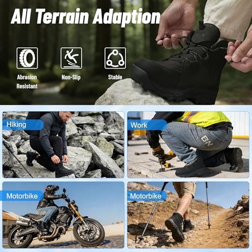 Men's Hiking Boots – Durable and Comfortable Men's Climbing Boots for Rugged Outdoor Adventures, Perfect for Hiking, and C...