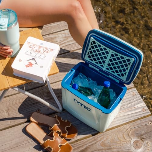 RTIC 8 QT Road Trip Personal Cooler, Small, Compact, Insulated, Portable Ice Chest Box for Food, Drink, Beverage, Beach, C...