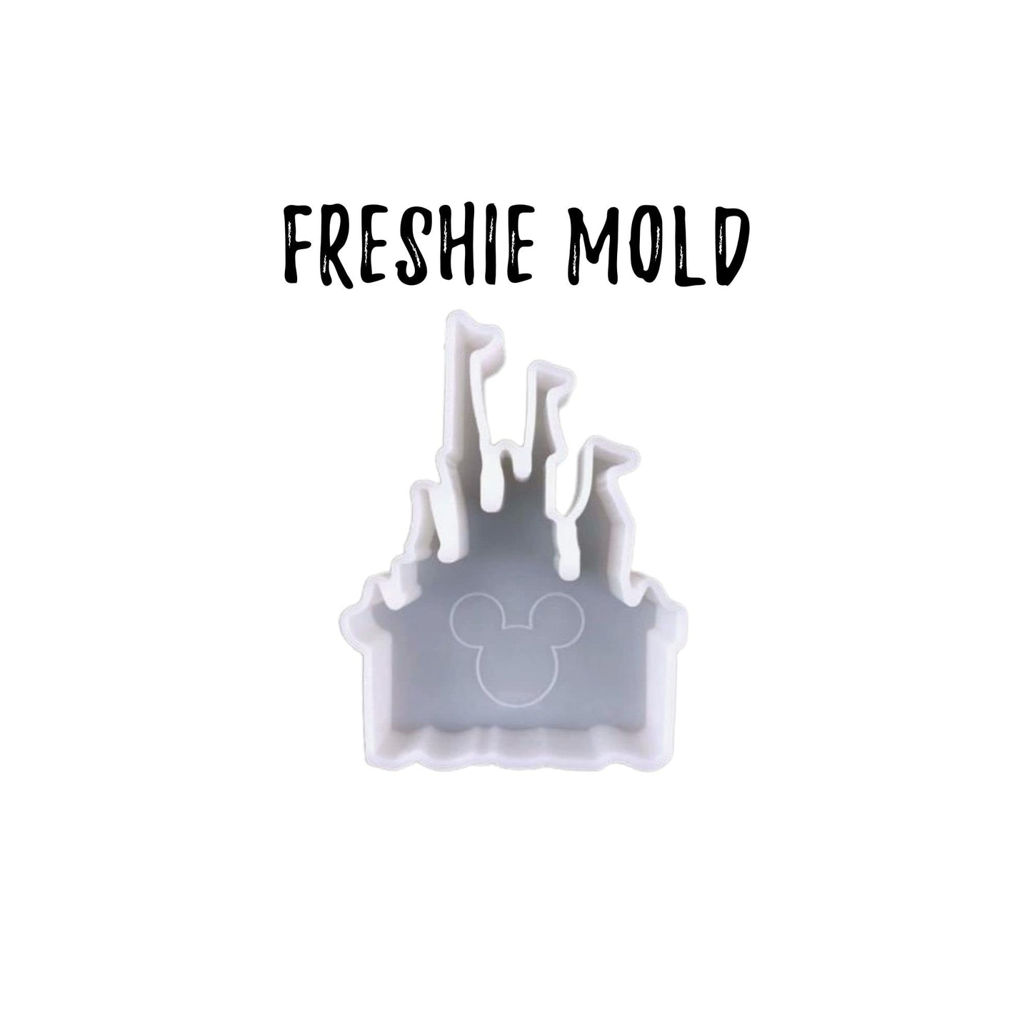 Castle Silicone Mold | Size 4.5" Wide x 6" Long x 1" Deep | Small Castle Design for Freshie, Soap, Resin, Candles