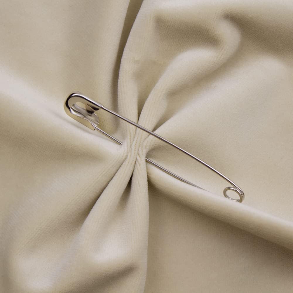 3 Inches Large Safety Pins, Pack of 50, Big Heavy Duty Safety Pins for Brooch Making, Blankets, Crafts, Cloth Curtain (SP)