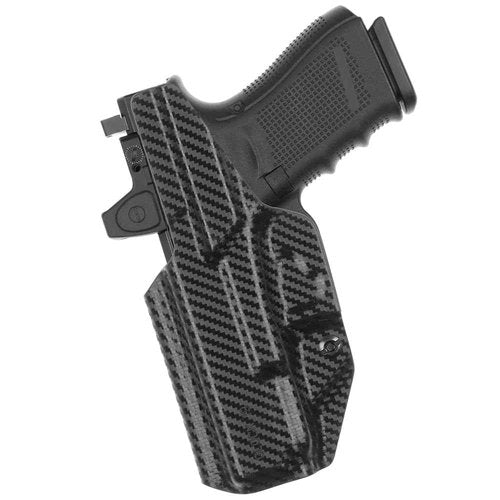 Tulster IWB Profile+ Kydex Holster in Right Hand fits: Glock 19 / 19X / 23/25 / 32/44 / 45 | Optic Compatible Inside The Waistband Appendix Concealed Carry