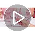 Dualshine 12 Pcs Pink Wine Glasses, Plastic Disposable Goblets Champagne Cups Drinking Glasses for Parties, Daily Home Us...