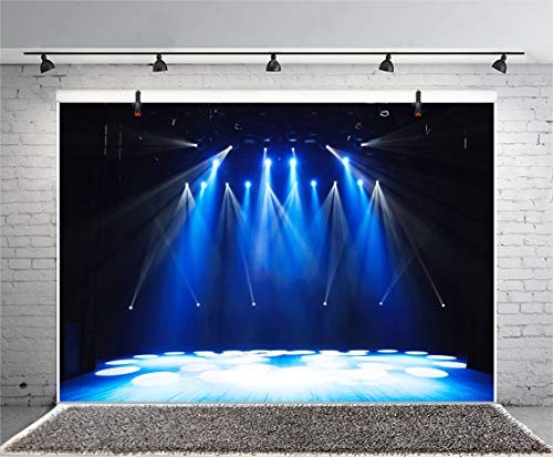 Yeele 7x5ft Free Stage Concert Backdrop Night Show Entertainment Discos Party Club Spotlight Lights Background for Photogr...