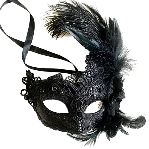 MasqStudio Brocade Lace Masquerade Ball Mask Burlesque Mardi Gras Birthday Prom Wedding Party