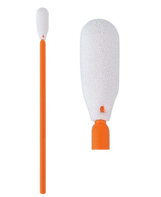Wellgler's 100pcs 6.42'' Cleaning Swabs,Multi-Purpose Cleanroom Foam Tip Cleaning Swab Kit for Camera, Optical Lens, Arts and Crafts, Painting, Gun, Printer, Automotive Detailing