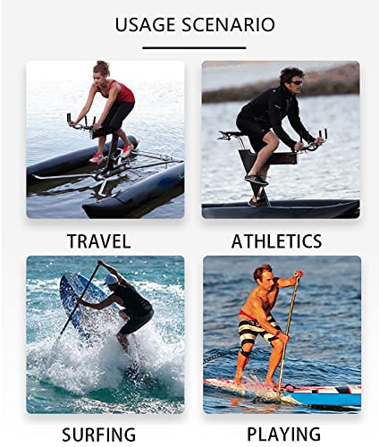 SUP Water Bikes, Inflatable Pedal Boat, Water Bike Inflatable Kayak Bikeboat for Lake, Water Bikes with Paddle Board Water...