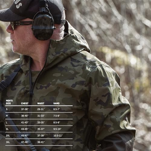 VIKTOS Men's Range Trainer XD Waterproof Breathable Reinforced Hooded Outdoor Tactical Shell Jacket, DWR Finish, Gear Pockets