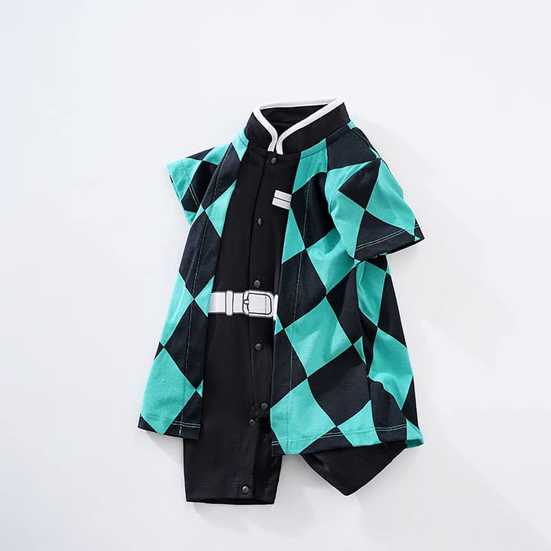 IURNXB Infant Boys Girls Cotton Short sleeves Anime Jumpsuit One Piece Toddler Romper Baby Clothes