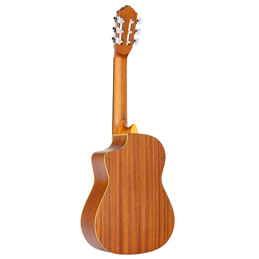 Ortega Guitars Requinto Series 6 String Acoustic Guitar, Right (Rqc25)