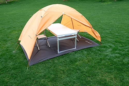 Clostnature 1-Person Tents for Backpacking - 7'3'' x 2'8''x 3' Ultralight Waterproof Camping Tent with Matching Tent Footp...