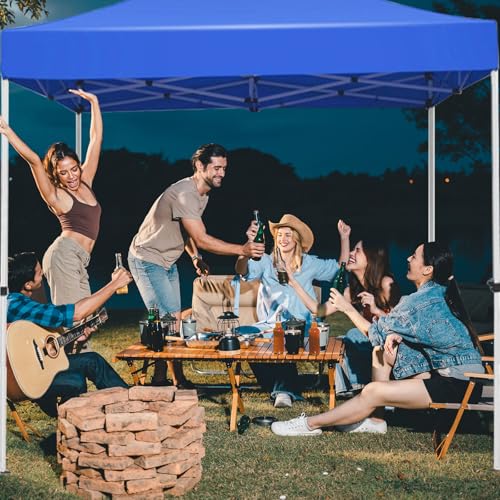 Hyuetrsa 2 Pcs Canopy Top Replacement Cover, 9.6 x 9.6FT inches Canopy Cover Waterproof Sunshade Top Outdoor Canopy Replac...