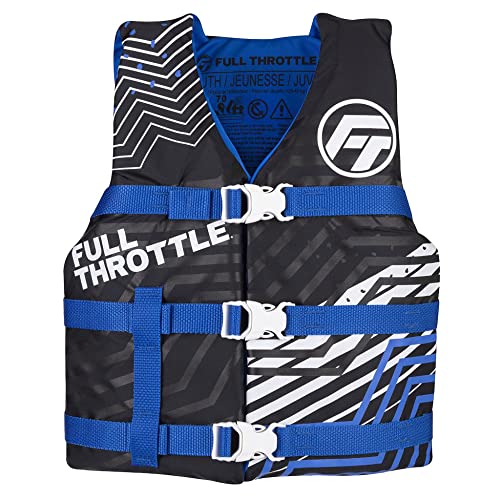 Full Throttle Youth Nylon Life Jacket, Pink