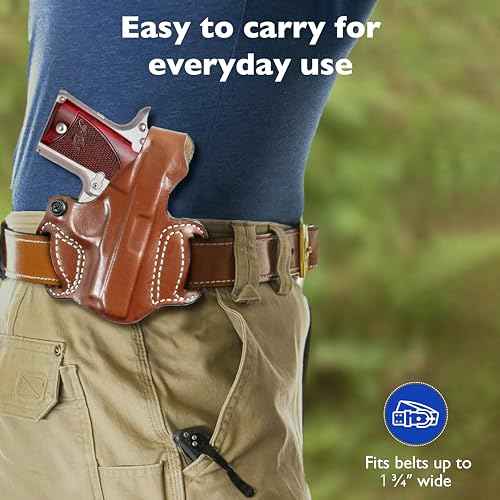 DeSantis Thumb Break Mini Slide Holster, Outside The Waistband Gun Holster, Fits RUGER-57 with RED DOT Sight, RUGER-57 Without RED DOT Sight, Adjustable Tension Device, Right-Hand Draw, Black