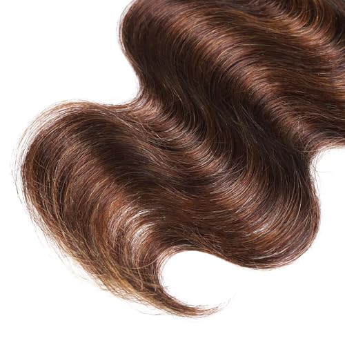 #4 Human Hair Bundles Brown Body Wave Bundles 24 26 28 inch Highlight Bundle Human Hair Ombre Brown Bundle P4/30 Color