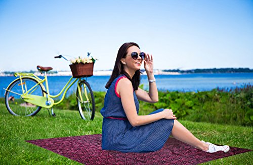 Outer Trails Pocket Picnic Blanket Mat - Waterproof, Puncture Resistant, Compact, Ultra Lightweight, Compact & Soft - Picn...