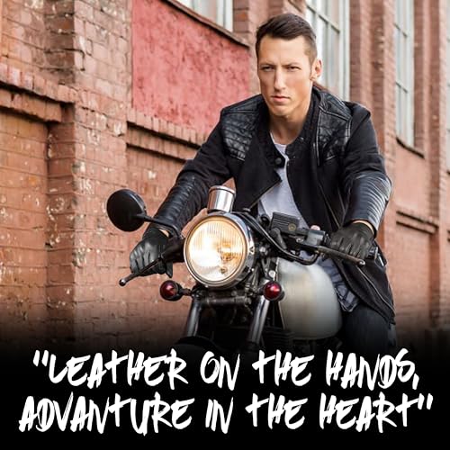 GRIPKNOX Motorcycle Gloves for Men & Women – Touchscreen Dirt Bike Gloves with Hard Knuckle Armor & Non-Slip Grip for Moto...