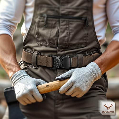 Men's Tactical Belt,Military Rigger Elastic Nylon Belt fo Gift Men Work Heavy Duty 1.5",QUICK RELEASE